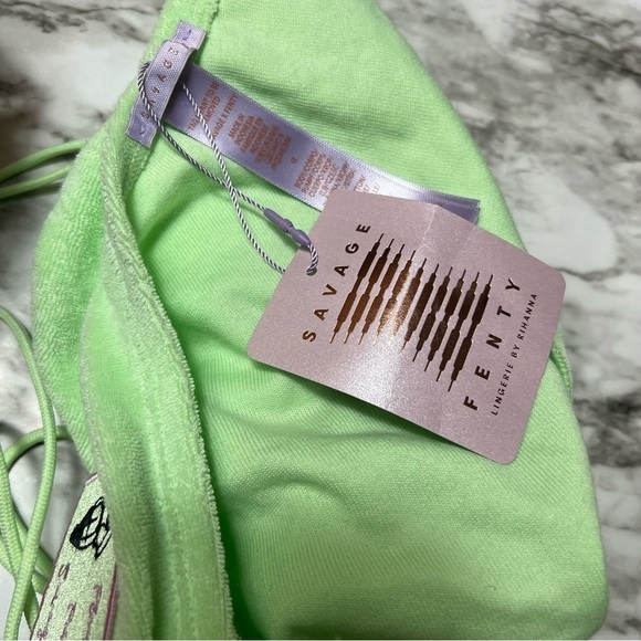 Savage X Fenty 70s Terry Booty Short with Side Tie - Picture 9 of 11